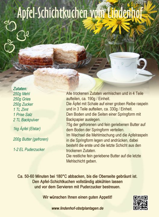 Apfel-Schichtkuchen